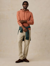 Faherty Legend Sweater Hoodie - Mountain Orange Feeder