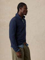 Faherty Legend Sweater Quarter Zip - Brighton Navy Twill