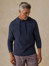 Faherty Sunwashed Slub Hoodie - Blue Nights