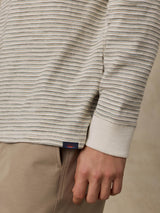 Faherty Sunwashed Slub Hoodie - Cedar Falls Stripe