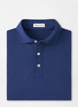 Crown Comfort Cotton Short Sleeve Polo - Atlantic Blue