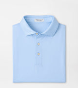 Gingham Performance Jersey Polo - Sean Self Collar - Oak Hall