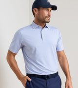 Owens Performance Jersey Polo - Sean Self Collar - Oak Hall
