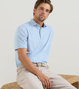 Owens Performance Jersey Polo - Sean Self Collar - Oak Hall