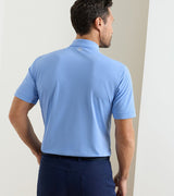 Candor Performance Mesh Polo - Sean Self Collar - Oak Hall