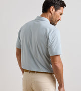Crown Flex Cotton Ss Polo- Calvert Stripe - Oak Hall