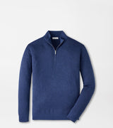 Coolspun Lite Birdseye Quarter-Zip Sweater - Navy