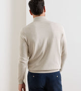 Coolspun Lite Birdseye Quarter-Zip Sweater - Truffle