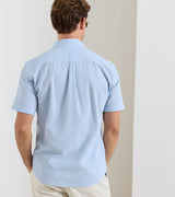 Coastal Stripe Cotton Lyocell Sport Shirt - Oak Hall