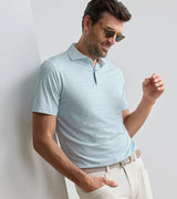 Wood Fired Performance Jersey Polo - Edwin Spread - Oak Hall
