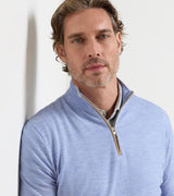 Excursionist Flex Quarter-Zip Sweater - Iris Mist
