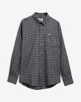 Cliff Regular Fit Thermo Weave Shirt - Navy - Oak Hall