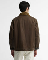 Barbour Macklow Wax Jacket in Bark, back