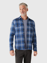Faherty Legend Sweater Shirt - Blue Ridge Plaid