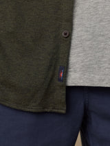 Faherty Coastline Knit Shirt - Forest Canyon Twill