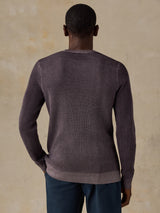 Faherty Sunwashed Crewneck Sweater - Lilac Twilight