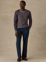 Faherty Sunwashed Crewneck Sweater - Lilac Twilight