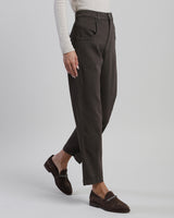 Eleventy Stretch Cotton Trousers - Dark Brown