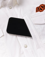 Oklahoma State Tailgater Short Sleeve Snap Shirt - White