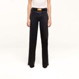 L'Agence Petite Scottie Coated Jean - Noir Coated