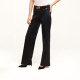 L'Agence Petite Scottie Coated Jean - Noir Coated