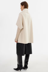 Penelope Double Face Wool Coat - Whisper White