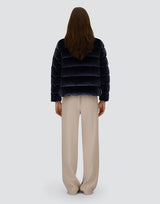 Velvet Quilted Short Jacket