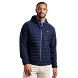 Peter Millar Parks Hybrid Hoodie Jacket - Navy