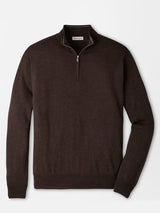 Autumn Crest Suede Trim Quarter-Zip - French Press