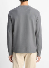 Pima Pique Long Sleeve Crew - Oak Hall