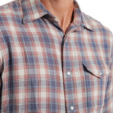 Criquet Double Cloth Flannel Pearl Snap - Boyd Plaid Cream