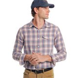 Criquet Double Cloth Flannel Pearl Snap - Boyd Plaid Cream
