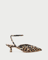 Loeffler Randall Rio Smocked Kitten Heel - Leopard