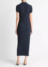 Rib S/S Polo Dress - Oak Hall
