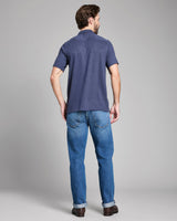 Short-Sleeve Hemp Cotton Knit Shirt - Oak Hall