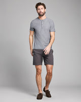 Short-Sleeve Birdseye Henley - Oak Hall