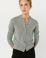 Rosie Cardigan - Mid Heather Grey