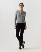 Rosie Cardigan - Mid Heather Grey