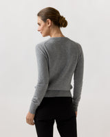 Rosie Cardigan - Mid Heather Grey