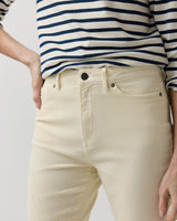 Ann Mashburn Kendall Flare 5-Pocket Jean - Ivory