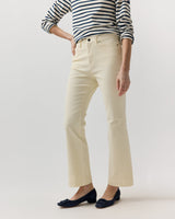 Ann Mashburn Kendall Flare 5-Pocket Jean - Ivory