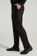 Samuelsohn tuxedo trousers with satin side braid - Oak Hall