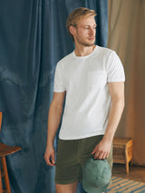 Sunwashed Pocket Tee - White