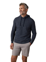 Faherty Sunwashed Slub Hoodie - Sea Grey Stripe