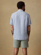 Short Sleeve Palma Linen Shirt - Oak Hall