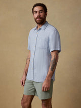 Short Sleeve Palma Linen Shirt - Oak Hall