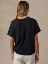 Sunwashed Regenerative Tee - Washed Black