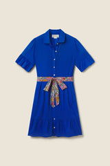 Martinique Dress Cobalto - Oak Hall