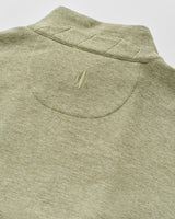 Hanks Lightweight Textured 1/4 Zip Pullover - Pesto