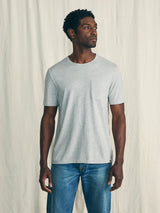 Sunwashed Pocket Tee - Heather Grey